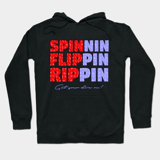 Diving - SPIN FLIP RIP - Get your dive on! Hoodie by GR8DZINE